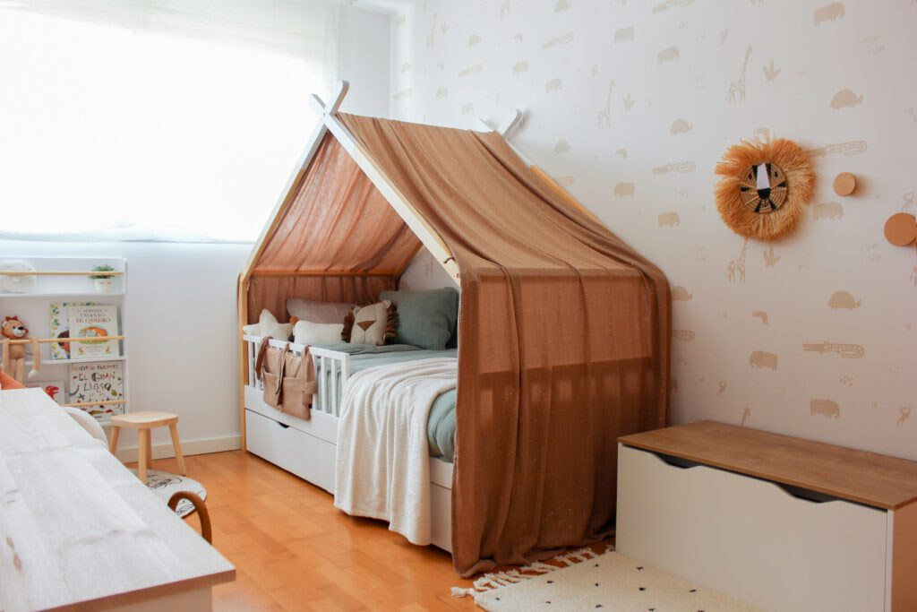 Dormitorio infantil cama nido cajones